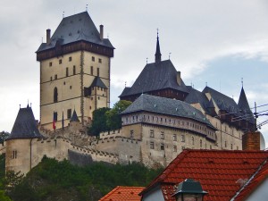 Zamak Karlštejn u Češkoj Republici
