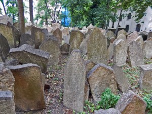 Old Jewish Cemetery of the Jewish Museum in Prague