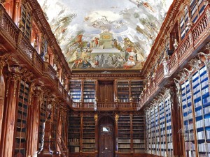 Philosophical Hall at Strahov Library in Prague