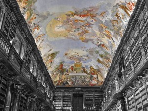 Philosophical Hall at Strahov Library in Prague