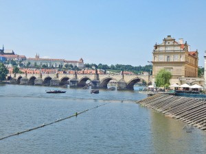 River Vltava and Charles Bridge