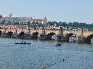 Reka Vltava i Karlov most