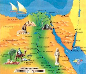 Map of Luxor