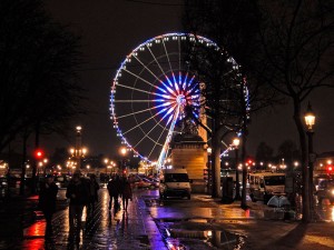 The large Ferries Wheel at Concord Square in Paris