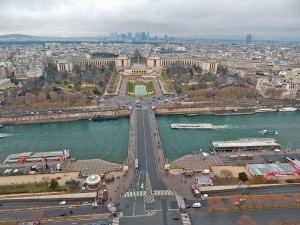 View from the Eiffel Tower in Paris