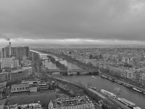 Pogled sa Ajfelovog tornja u Parizu