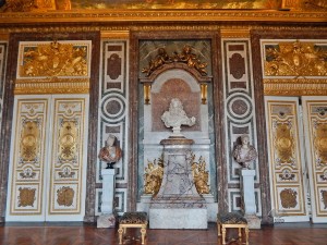 Interior of the Versailles Palace near Paris