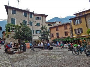 Malcesine town on Lake Garda