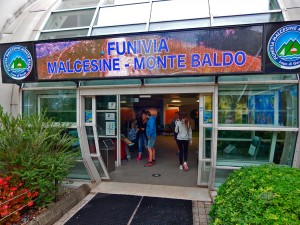 The entrance to the Malcesine Cable Car