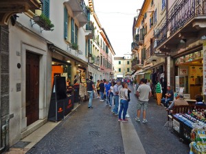 Town Peschiera del Garda on Lake Garda