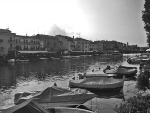Town Peschiera del Garda on Lake Garda