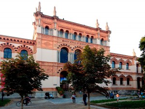 Entrance to the Museum of Natural History in Milan