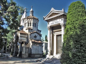 Monumental cemetery in Milan