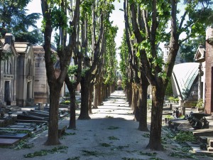 Monumental cemetery in Milan