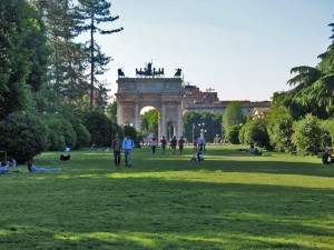 Sempione Park in Milan