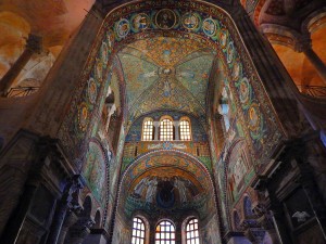 Breathtaking Byzantine mosaics in Basilica of San Vitale in Ravenna