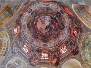 Frescoes painted in the 18th century