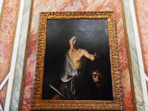 Caravaggio’s David with the head of Goliath
