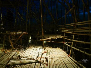 Strktura od bambusa isprem Makro Testaćo muzeja
