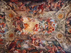 Freska  Alegorija božanskog predskazanja i moći porodice Barberini
