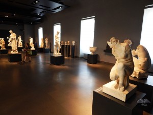 Collection of ancient Roman sculptures at Palazzo Massimo Museum