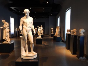 Collection of ancient Roman sculptures at Palazzo Massimo Museum