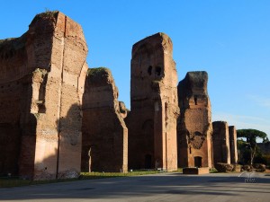 Ancient Baths of Caracalla in Rome