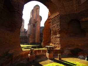Ancient Baths of Caracalla in Rome