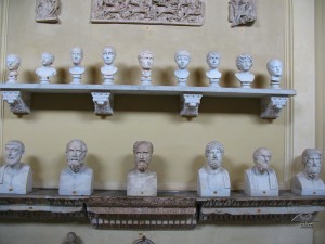 Collection of ancient sculptures in Vatican Museums
