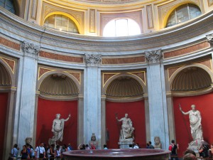 Collection of ancient sculptures in Vatican Museums