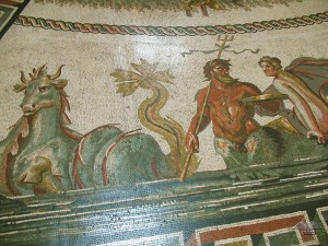 Ancient mosaics at Vatican Museums