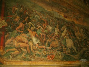 Beautiful frescoes at Vatican Museums
