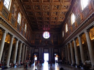 Inside of the Basilica Santa Maria Major
