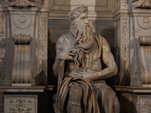 Michelangelo’s sculpture of Moses