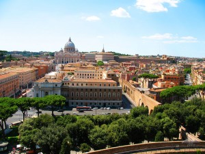 View from the Castel Sant’Angelo
