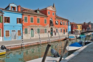 Burano ostrvu u Veneciji
