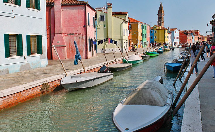 Burano Island in Venice