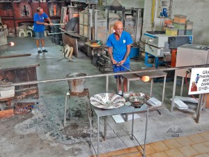 Murano glass factories in Venice