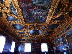 Beautiful frescoes of the Doge’s Palace