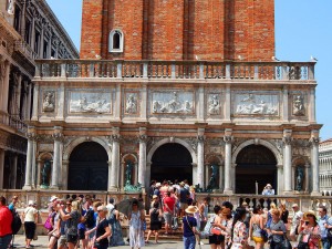 Entrance to the Bell Tower of the Basilica San Marco