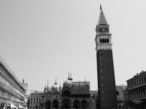 Bell Tower of the Basilica San Marco in Venice