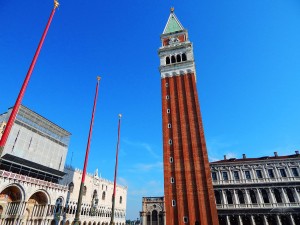 Bell Tower of the Basilica San Marco in Venice