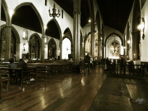 Inside of the cathedral of Funchal
