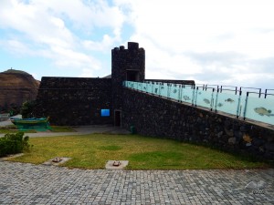 Entrance to the Aquarium in Porto Moniz