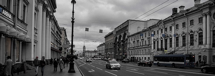 Nevsky Prospect in Saint Petersburg