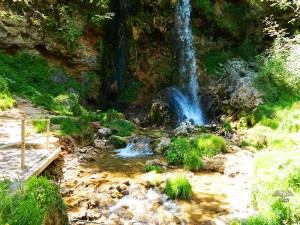 Gostilje waterfall in Serbia