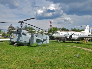 Airplanes outside the Aviation Museum in Belgrade