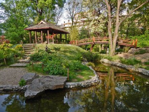 Japanese garden at Belgrade’s Botanical Garden