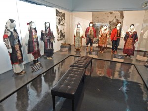 The collection of the traditional Serbian costumes