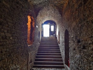 The entrance to the Roman well at Belgrade’s Fortress